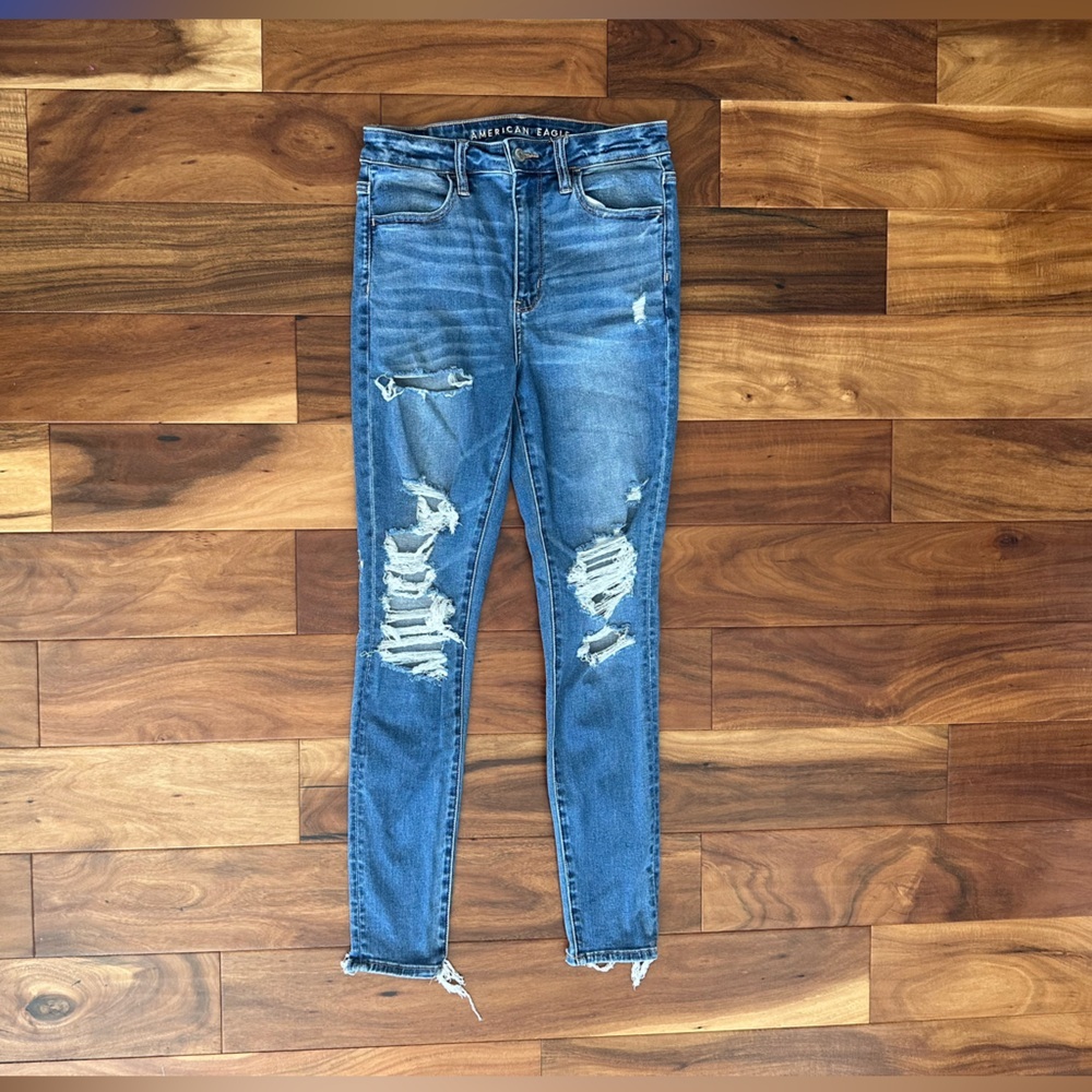 American Eagle Outfitters Super Hi-Rise Jeggings size 8 - Picture 1 of 7